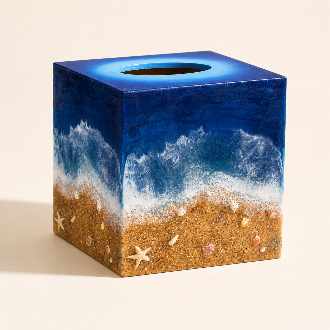 Coastal Tissue Box Cover