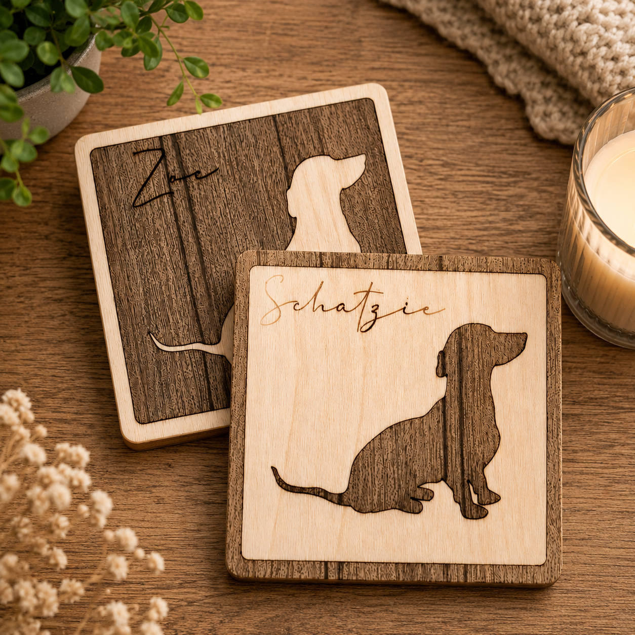Custom Dog Coasters
