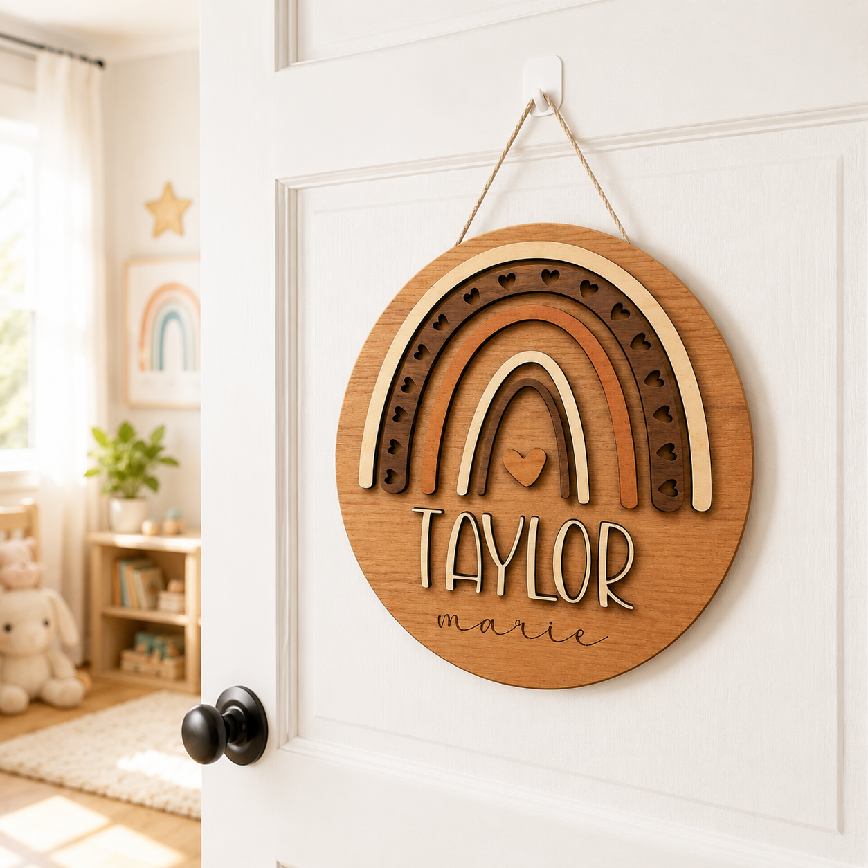 Rainbow Name Sign